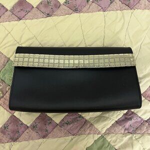 Vintage Christian Dior Parfums Trousse de Toilette Blue Clutch Handbag